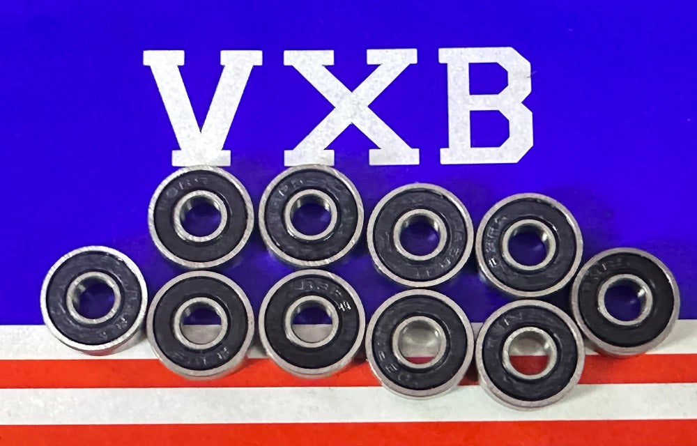 10-pack afgesloten lager R3-2RS 3/16 "x 1/2" x 0.196 "-Miniatuurlager