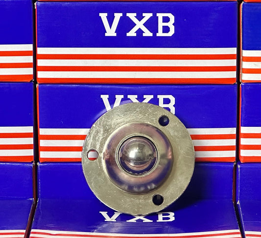 286 lbs Stainless Steel Ball Transfer Unit - Flush Mount - Heavy Duty