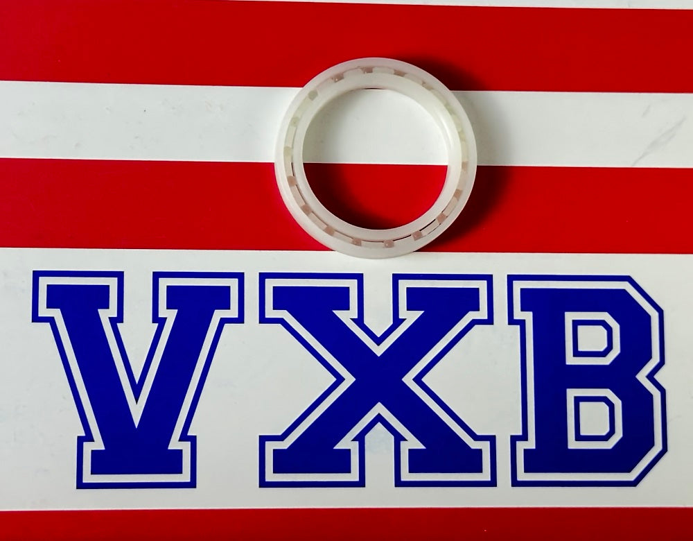 Łożysko z tworzywa Acetal/POM 6704 - kulki szklane - 20x27x4mm