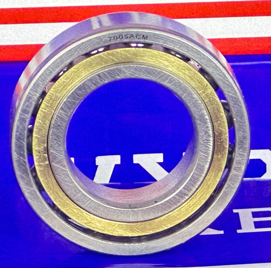 Roulement à contact angular 7005ACM Cage en bronze 25x47x12mm