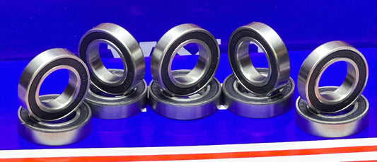 Zestaw 10 łożysk 61801-2RS 12x21x5mm uszczelnionych