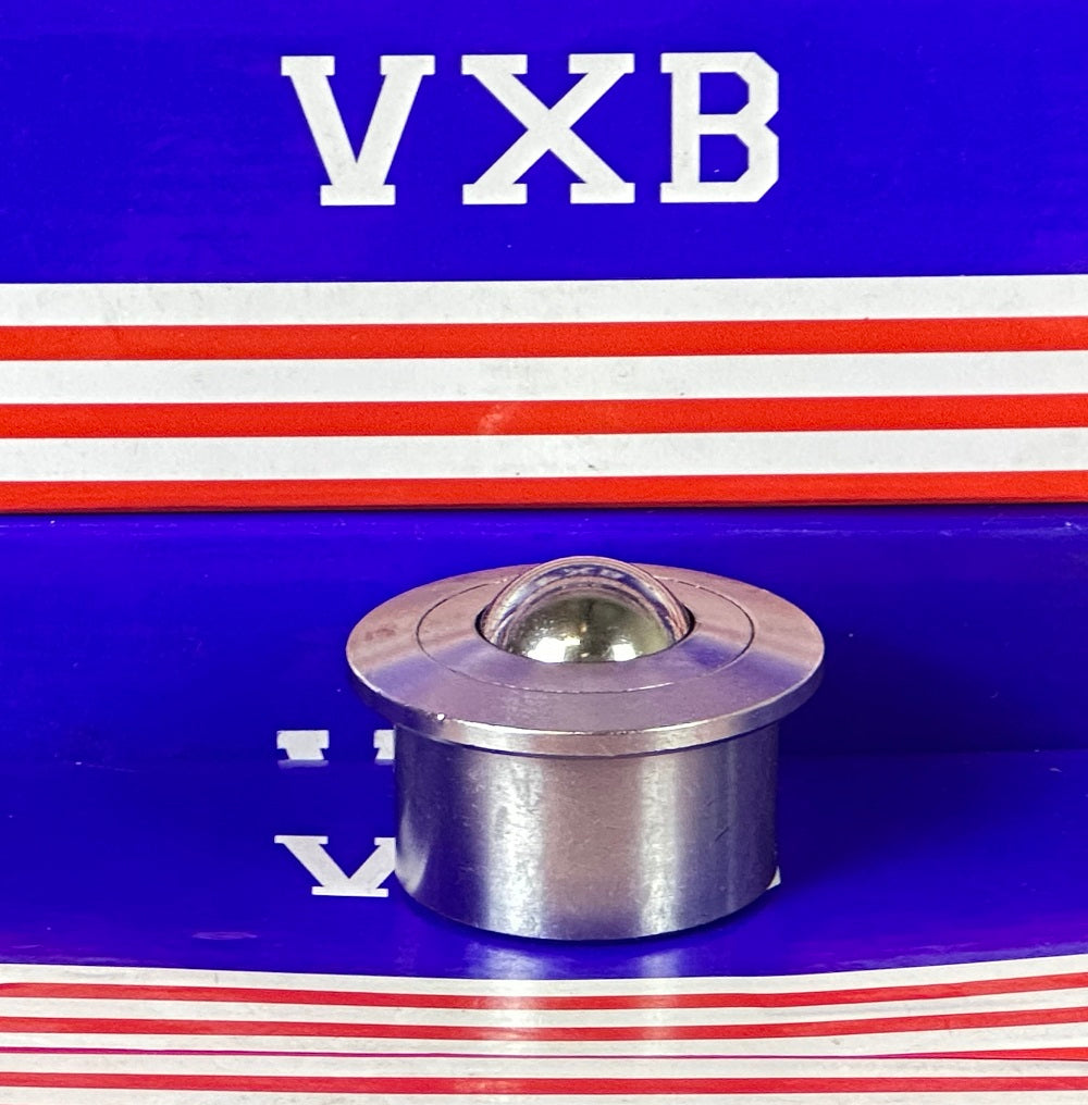 308 lbs Heavy Duty Machined Steel 36mm Drop-in Ball Transfer Unit