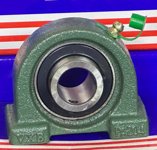 محمل UCPA204 20mm قاعدة وسادة بمسمار ضبط وقاعدة ملولبة