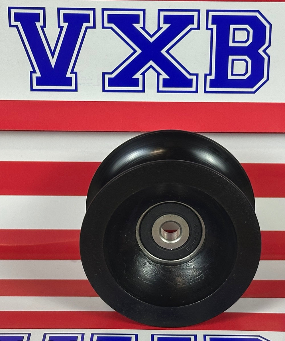 6mm Bore Bearing - 54mm Round Nylon Pulley U-Groove Track Roller Bearing 6x54x30mm