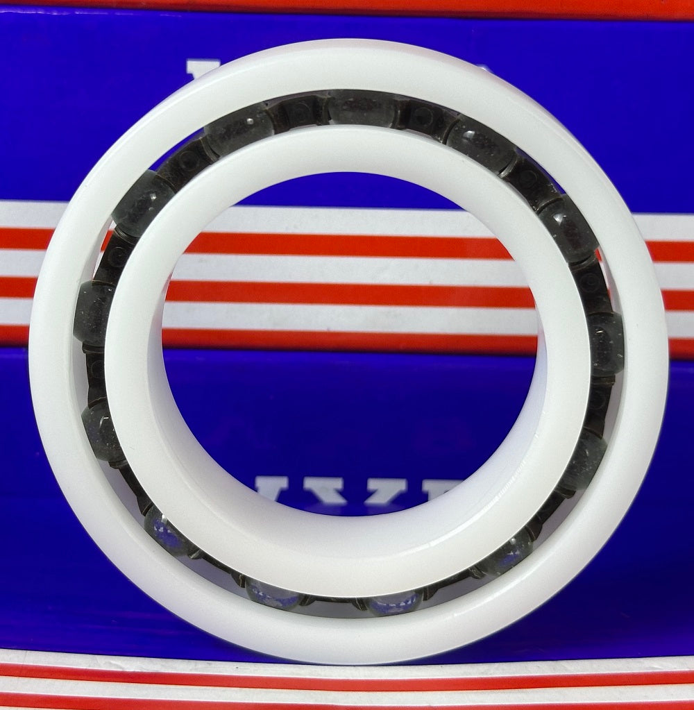 Łożysko z tworzywa Acetal/POM 6010 - kulki szklane - 50x80x16mm