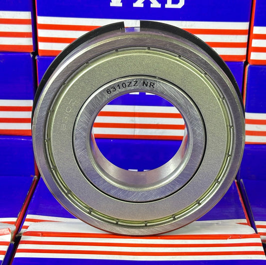 ตลับลูกปืนปิดผนึก 6310ZZNR พร้อมแหวนล็อค ขนาด 50x110x27mm