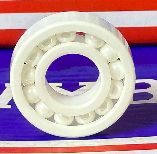 R8 เติมเต็มแบริ่งเซรามิกเต็ม 1/2 "x 1-1/8" x 5/16 "แบริ่ง ZRO2