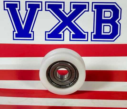 8x30x11 U Pulley Rubber Bearing - tire 8x30x11mm - Sealed - Miniature