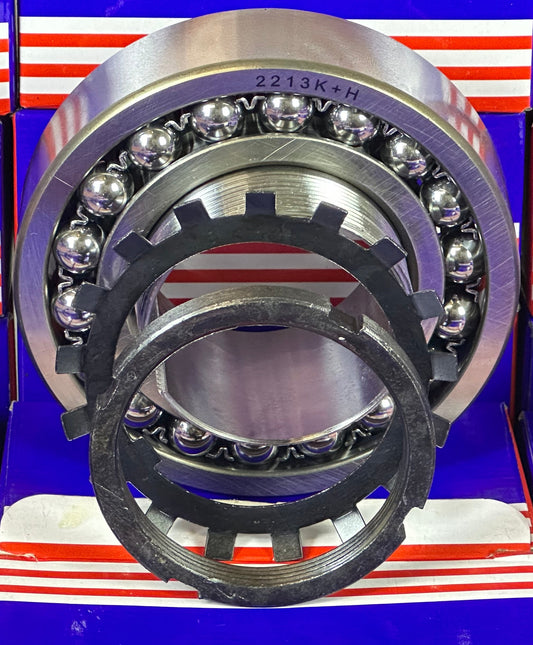 2213K+H Self Aligning Ball Bearing with Adapter Sleeve 60x120x31mm
