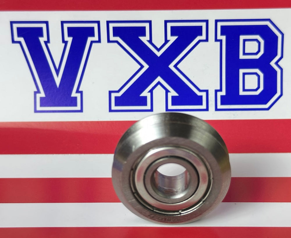 Stainless Steel RM2ZZ 3/8" V-Groove Guide Bearing SSW2-ZZ SSRM2ZZ