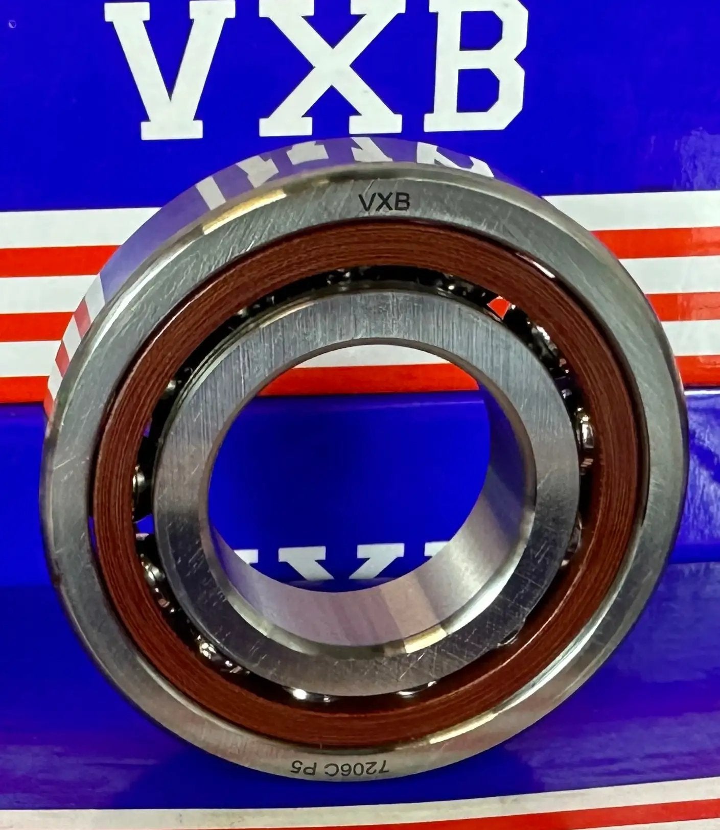 VXB 7207C P5 High Precision Angular Contact Bearing (35x72x17, ABEC-5)