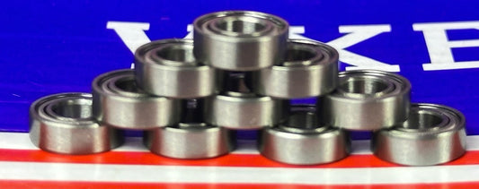 แบริ่งเซรามิก 10 แพ็ค R166ZZ 3/16 "x 3/8" x 1/8 "แบริ่งป้องกัน