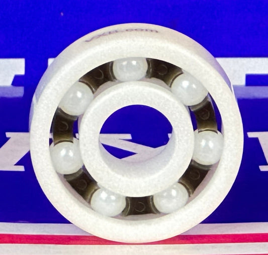 Fidget Hand Spinner 608CE ZrO2 Full Ceramic Open Ball Bearing - Nylon Cage