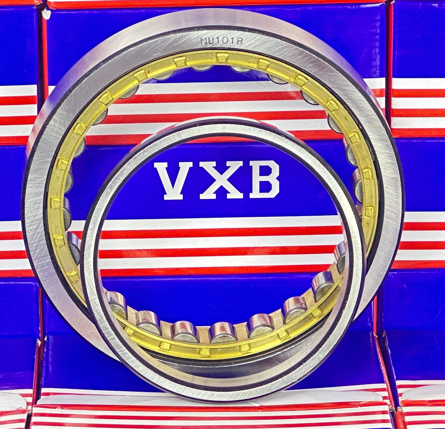 Vòng bi con lăn trụ NU1018 90x140x24 Vòng bi trụ