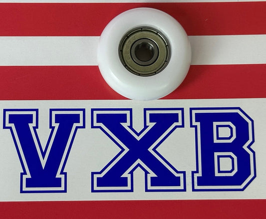 6mm Bore Bearing - 32mm White Plastic Tire 6x32x11mm