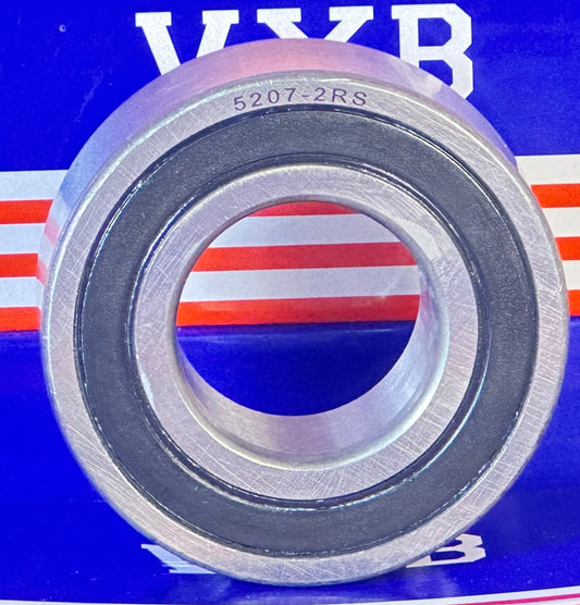 5207 2RSR แบริ่งลูกปืนสัมผัสเชิงมุม ขนาด 35x72x27