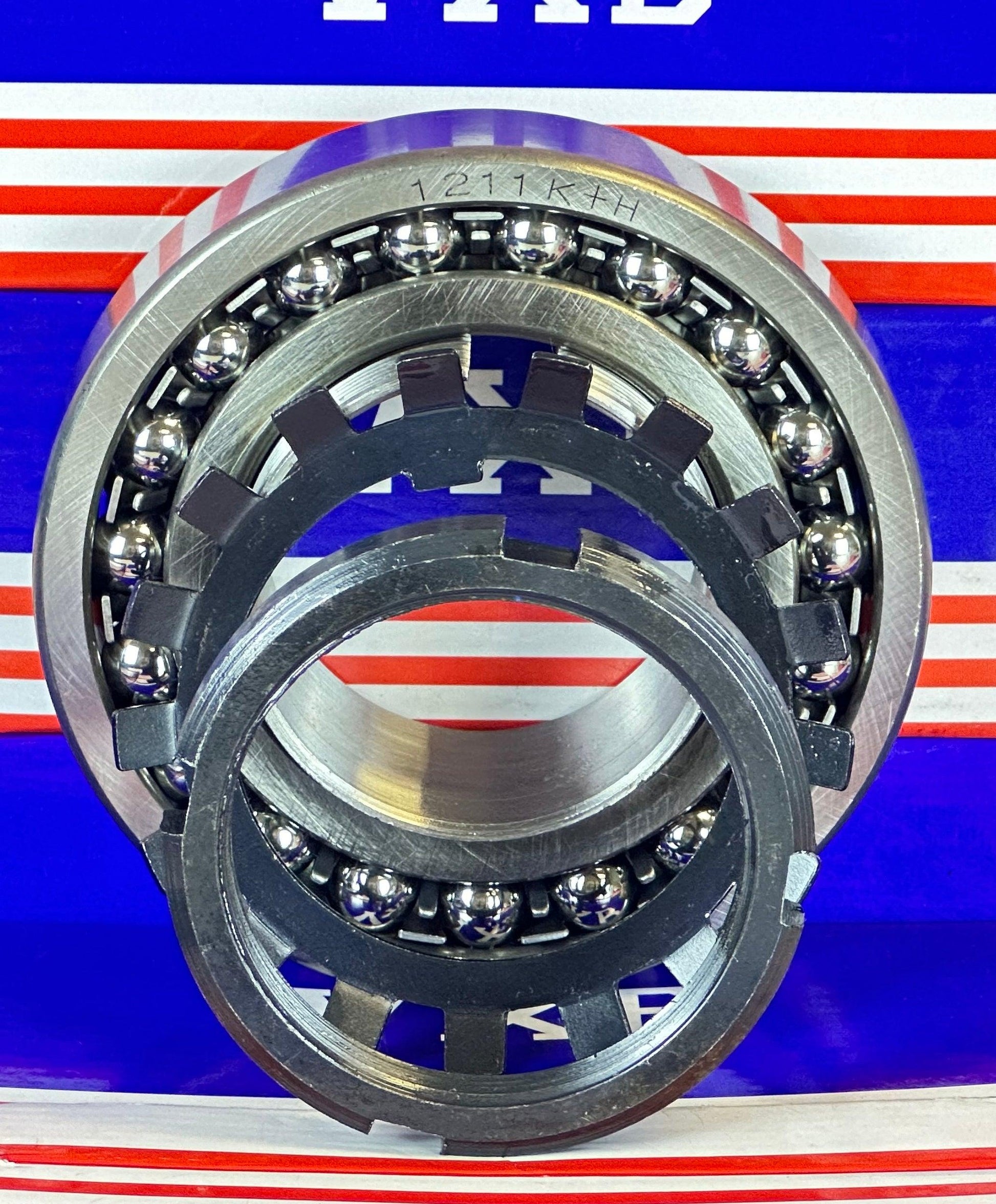 1211K+H Self Aligning Ball Bearing with Adapter Sleeve 55x110x22mm