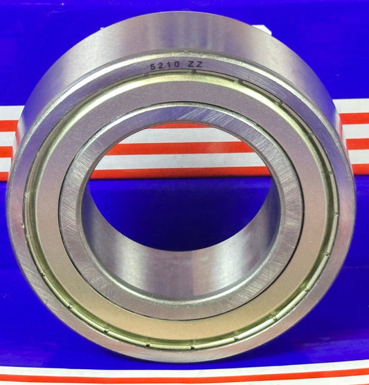 5210ZZ Angular Contact Bearing - 2-Row - 50x90x30.2