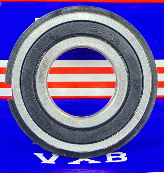 6207-2RSNR Sealed Bearing - Snap Ring 35x72x17 มม.