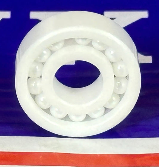 R4 เติมเต็มแบริ่งเซรามิกเต็ม 1/4 "x 5/8" x 0.196 "แบริ่ง ZRO2