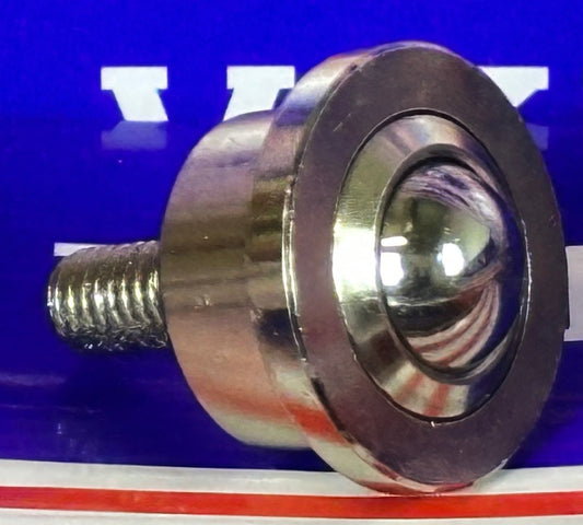 88 lbs capacity Heavy Duty Machined Steel Ball Transfer Unit threaded M8 Stud bolt Stem