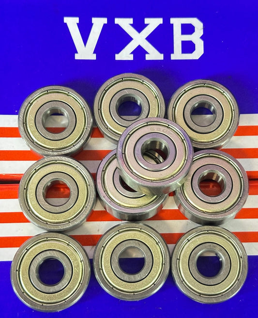 10 paket 628zz 8x24x8mm Her iki tarafta korunan minyatür yatak