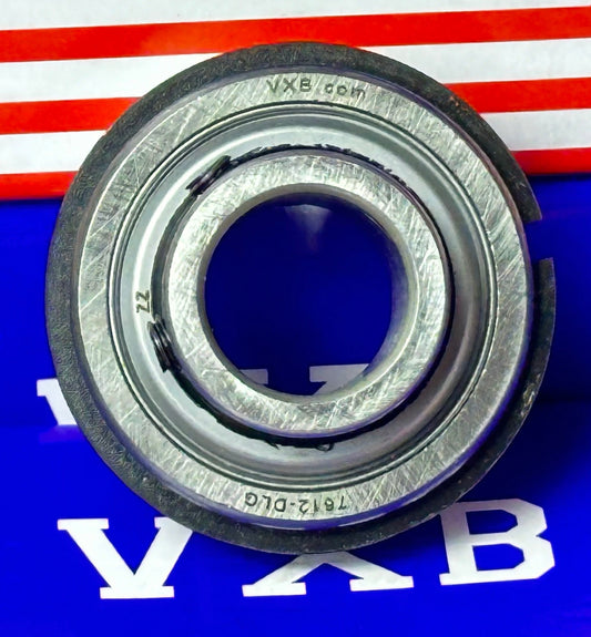 7612DLGZZ Ball Bearing - 0.75" ID x 1.75" OD - Snap Ring