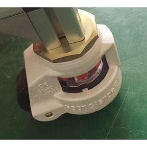 2.36"inch Adjustable Height Floor Lock Heavy Duty Caster Wheel 60mm - M12 Threaded stem