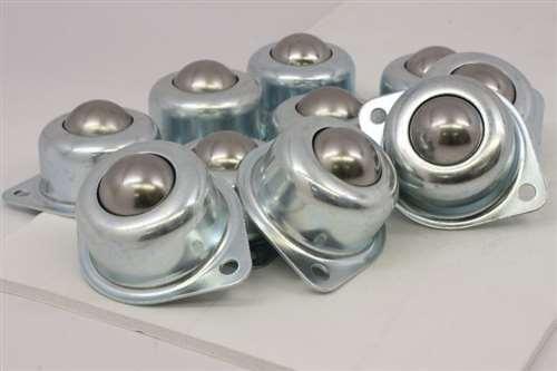 2 หลุม Flange Ball Transfer Unit 10 แพ็คแบริ่งพื้นผิวที่ติดตั้ง