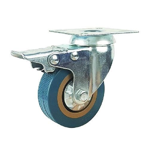 2"inch Caster Wheel 44 Lbs - Brake - PVC - Top Plate Mount