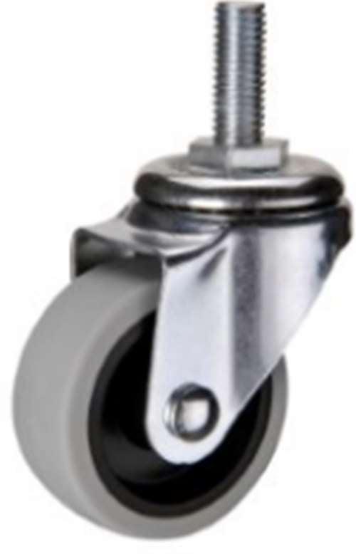 2"inch Caster Wheel 44 Lbs - TPR - M10 Threaded Stem