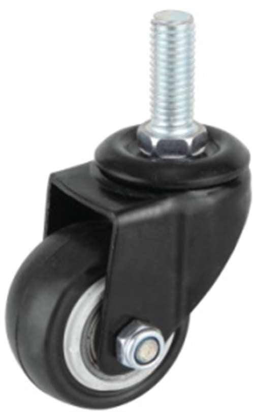 2"inch Caster Wheel 66 Lbs - PVC M10 Threaded Stem