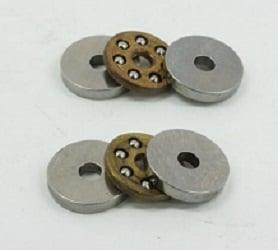 2 Thrust Bearing 3.175x12x6 ID=1/8 inch Bore - VXB Ball Bearings
