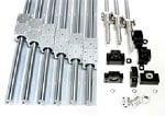 2'X1' Feet CNC Router Kit 16mm Rails & Ball Screws XYZ Travel 24" x 12" x 10"inch