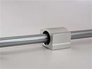 Routeur CNC 20mm 60 arbre avec bloc et palier mouvement linéaire