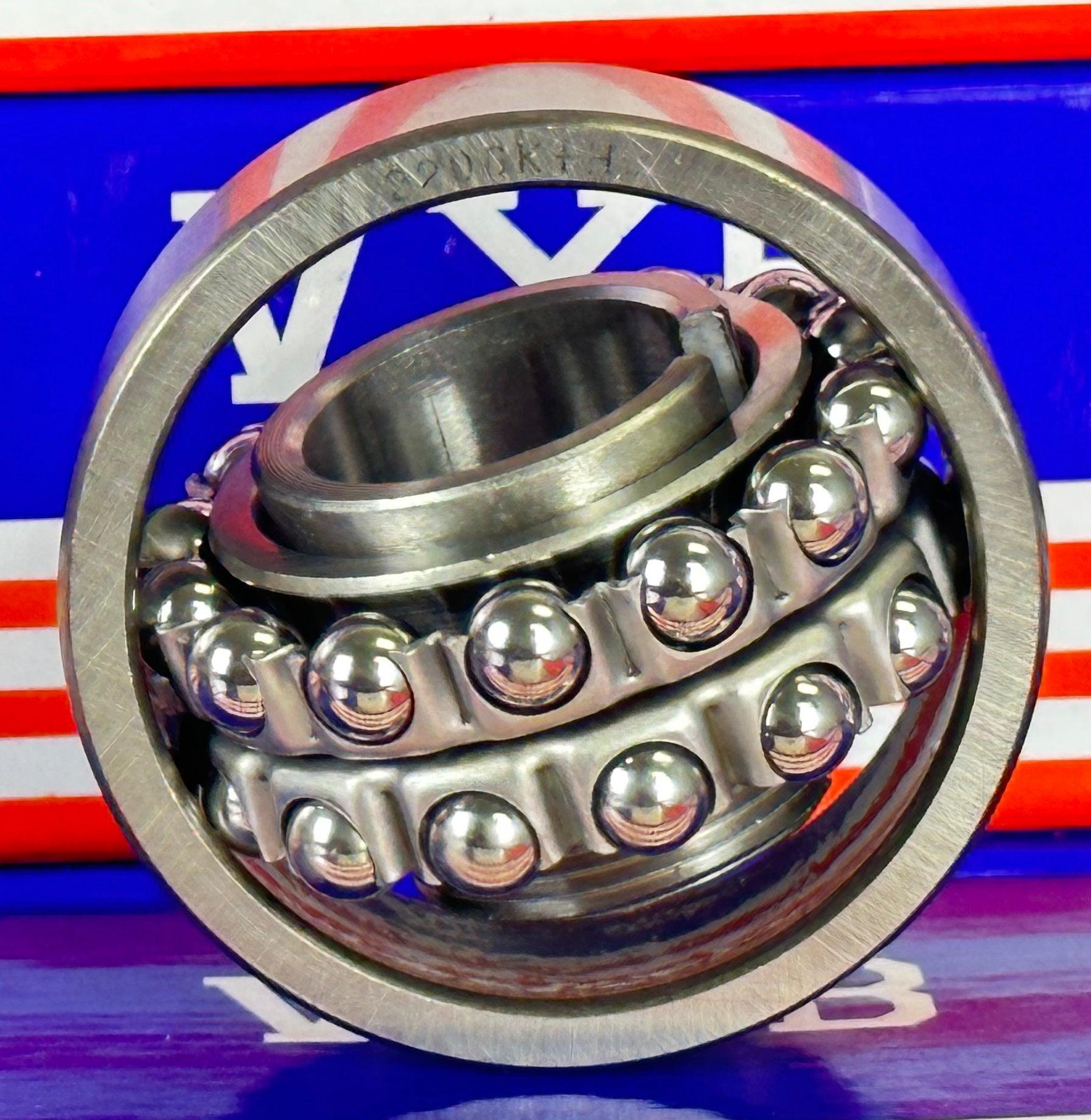 2206K+H Self Aligning Ball Bearing with Adapter Sleeve 25x62x20mm