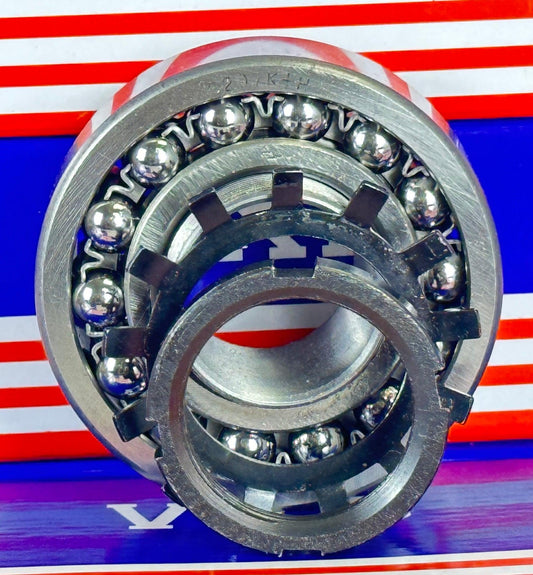 2207K+H Self Aligning Ball Bearing with Adapter Sleeve 30x72x23mm