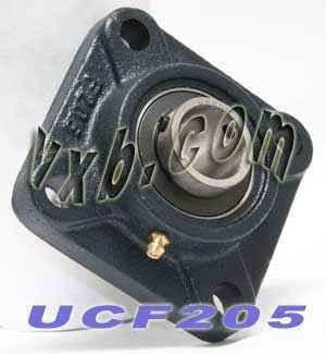 25mm Bearing UCF-205 + Square Flanged Cast Housing Mounted Bearing