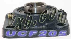 25mm Bearing UCF-205 + Square Flanged Cast Housing Mounted Bearing