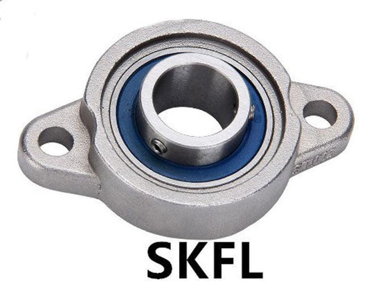 25mm Miniature Flanged Block Stainless Steel Mounted Bearing