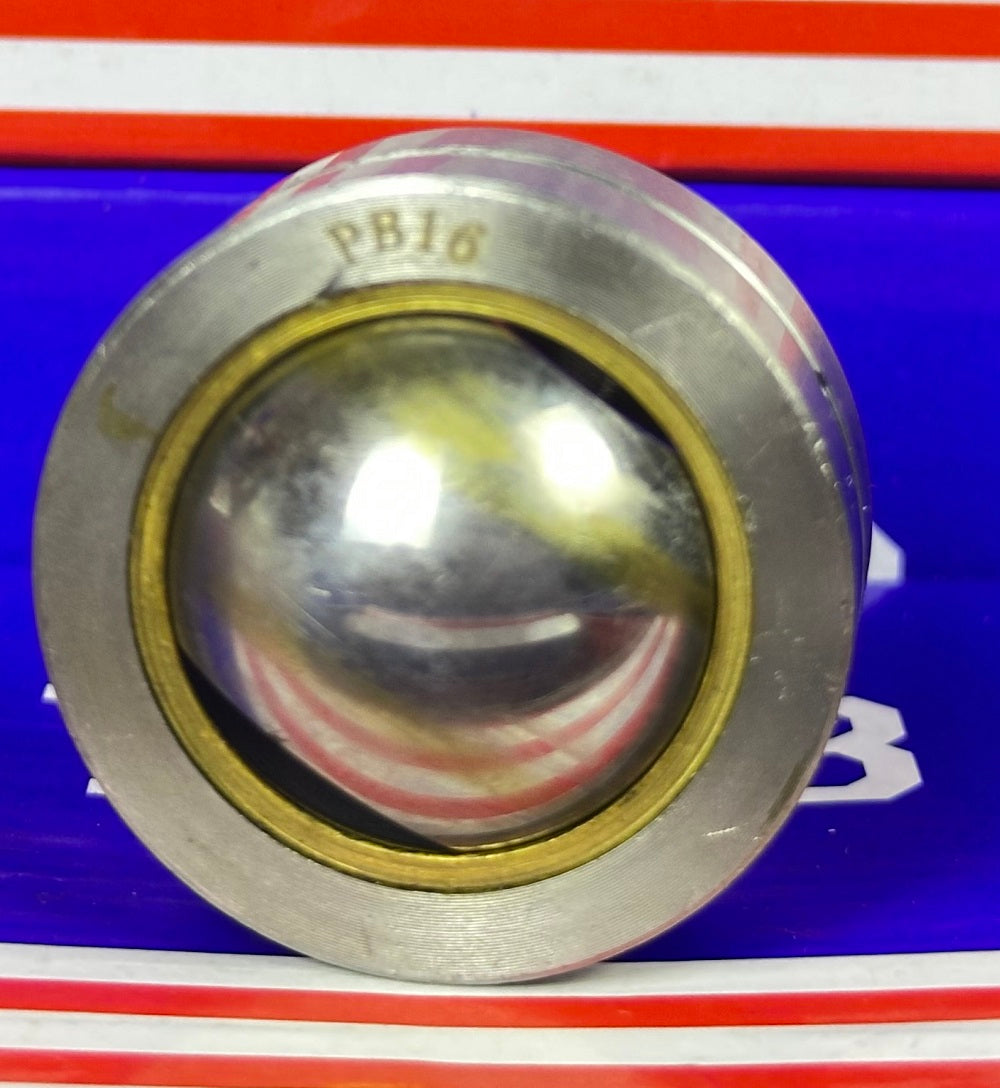 PB16 Vòng bi trơn hình cầu 16x38x15/21mm ống lót