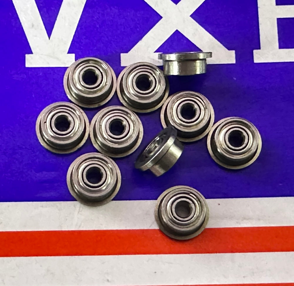 10 paket flanşlı rulmanlar 2x6mm çift korumalı 2x6x3 minyatür