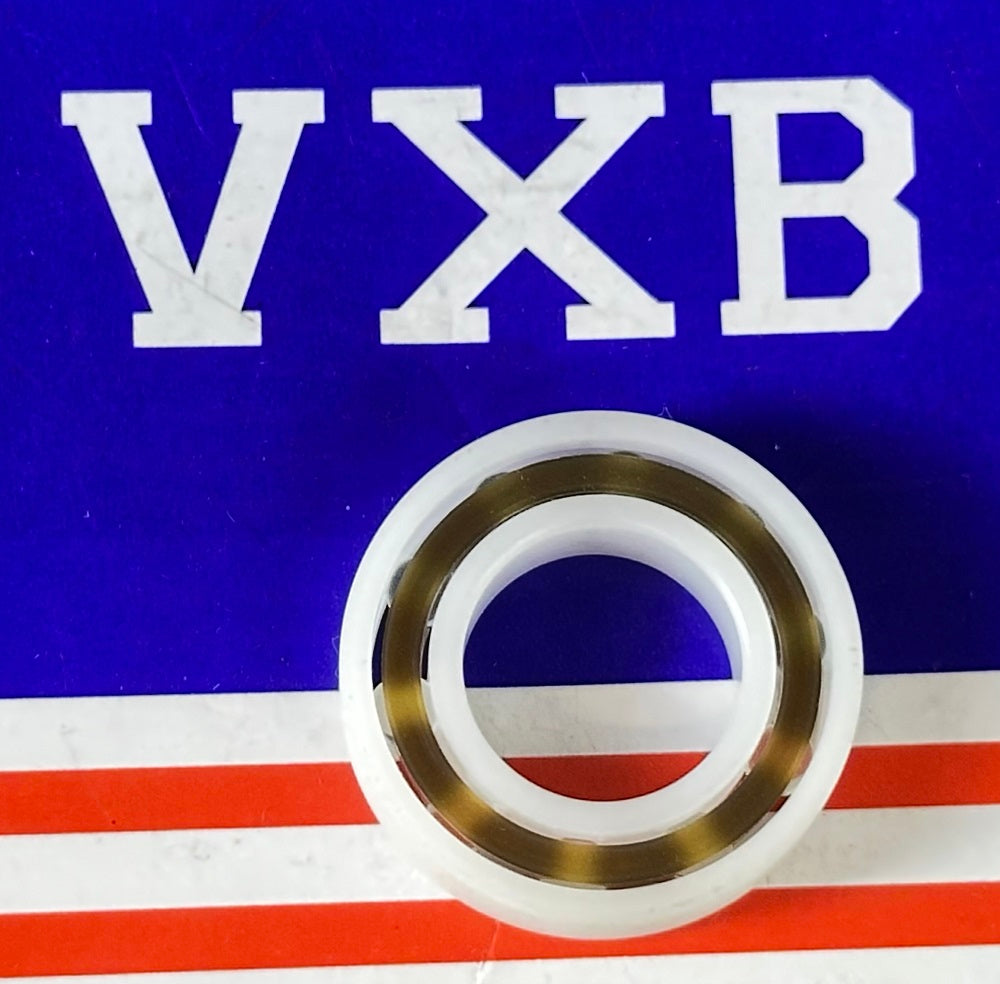 Łożysko z tworzywa Acetal/POM 6902 - kulki szklane - 15x28x7mm