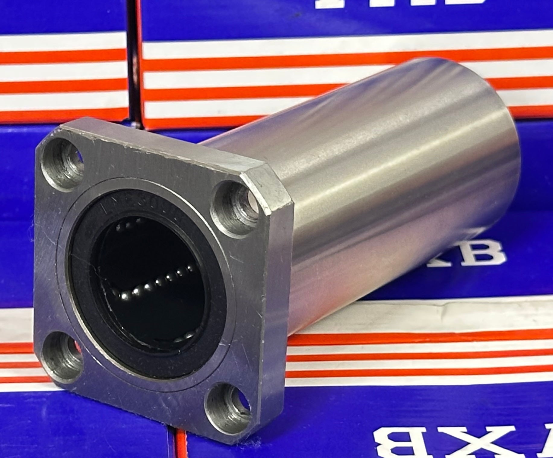 LMEK30LUU 30mm Long Square Flanged Bushing Linear Motion Bearing