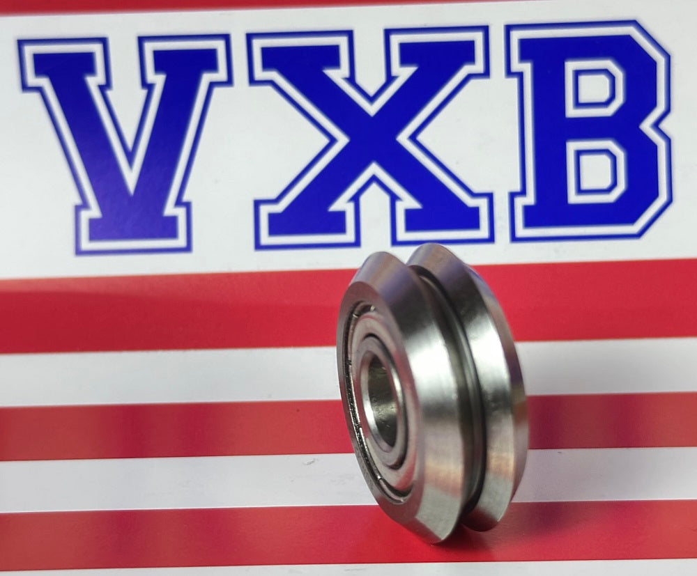 Stainless Steel RM2ZZ 3/8" V-Groove Guide Bearing SSW2-ZZ SSRM2ZZ