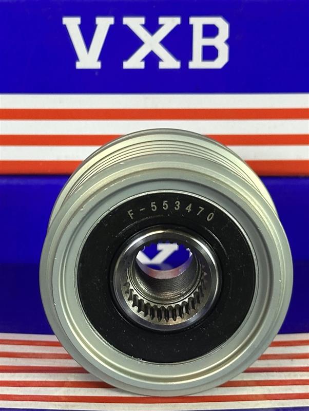 F‑553470 / 535001210 Alternator Freewheel Pulley 6 Rib 61 mm OD