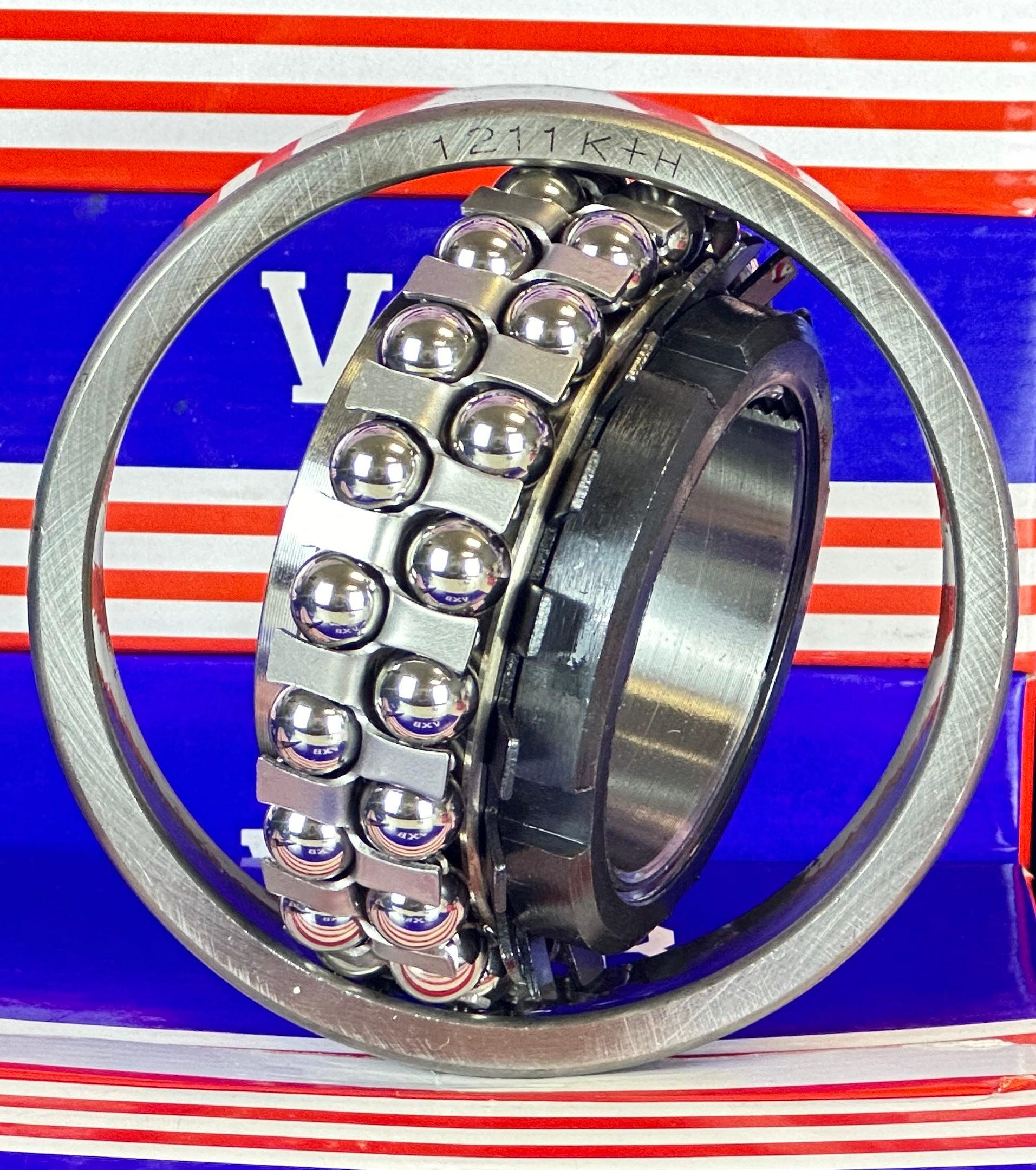 1211K+H Self Aligning Ball Bearing with Adapter Sleeve 55x110x22mm
