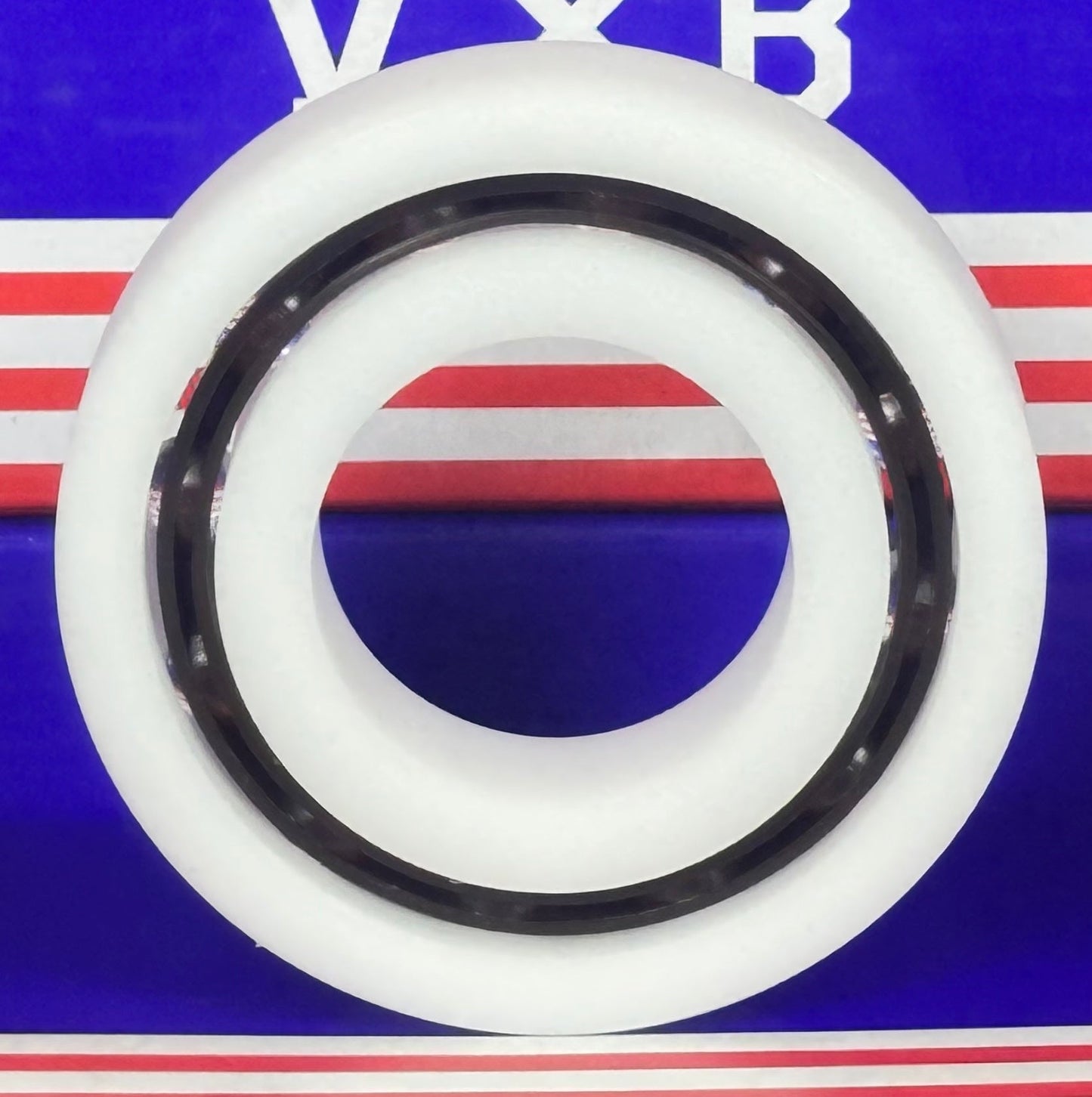 Łożysko z tworzywa Acetal/POM 6207 - kulki szklane - 35x72x17mm