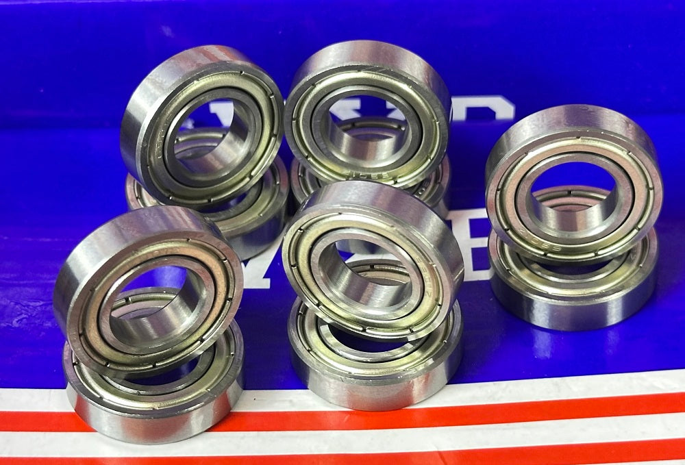 10 paket 61901zz 12x24x6mm çift korumalı yatak