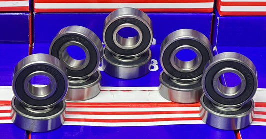 15x35x11mm taşıyan 10 paket 6202-2RS-Mühürlü